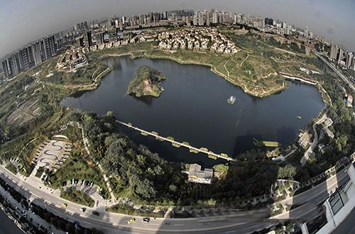 南京河西魚嘴濕地公園